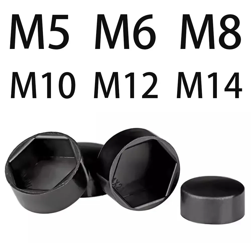 Nut Screw Covers M5 M6 M8 M10 M12 M14 M16 M20 M30 Nut Cap Cover Car Bolt Dome Protection Exposed Hexagon Plastic Nut Screw Exterior Decoration