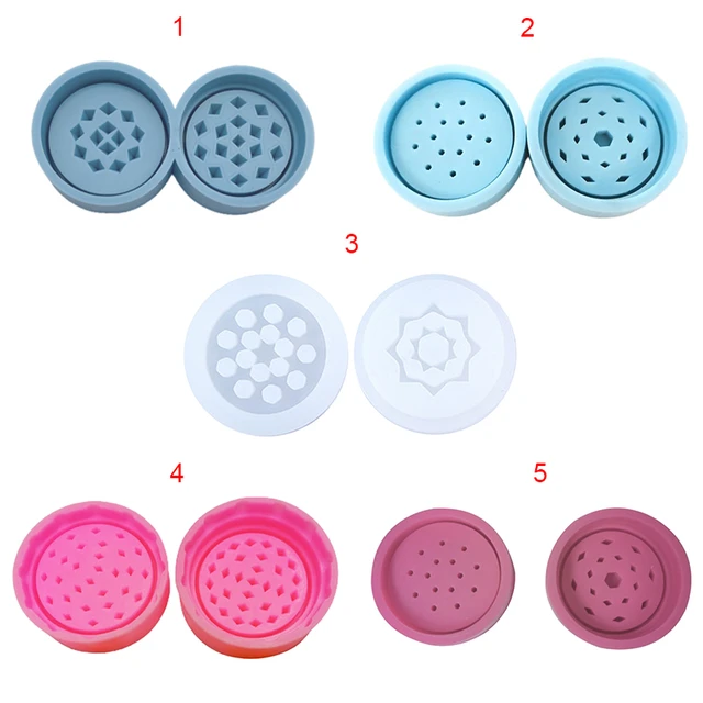 Grinder Resin Mold-weed Grinder Silicone Mold-grinder Leaf Mold-epoxy Resin  Molds for Jewelry-craft Supplies Mold 