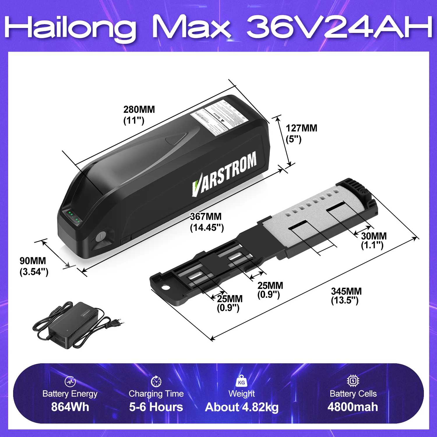 HailongG80 36V24Ah (cella GL)