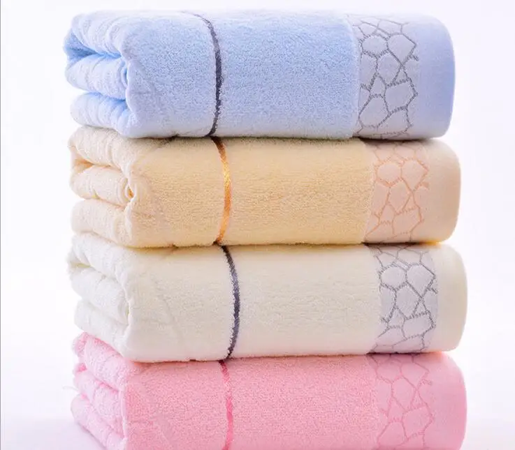Premium Cotton Towels-Natural Soft Oversized Bath Towels Super Water Absorbent 75x 140cm Cotton Luxury Hotel & SPA