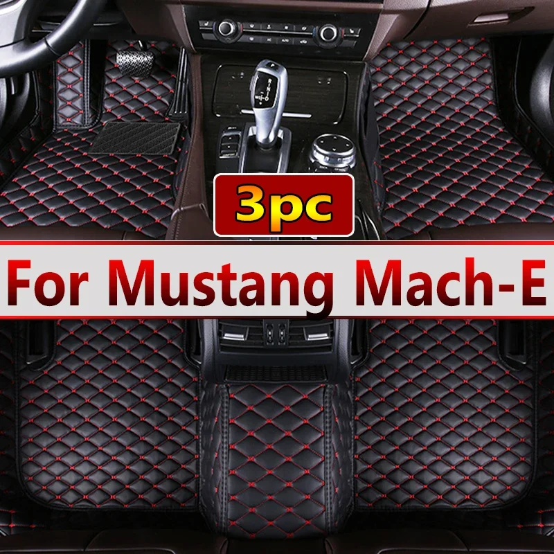 

Автомобильные коврики для Ford Mustang Mach-E 2021 2022, индивидуальные подкладки для ног, аксессуары для интерьера
