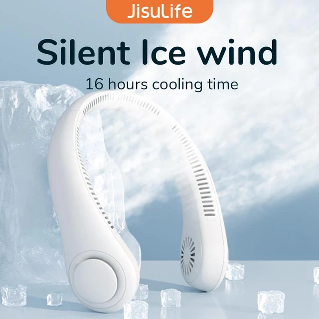 JISULIFE-Ventilateur de cou portable, 78 sorties d'air