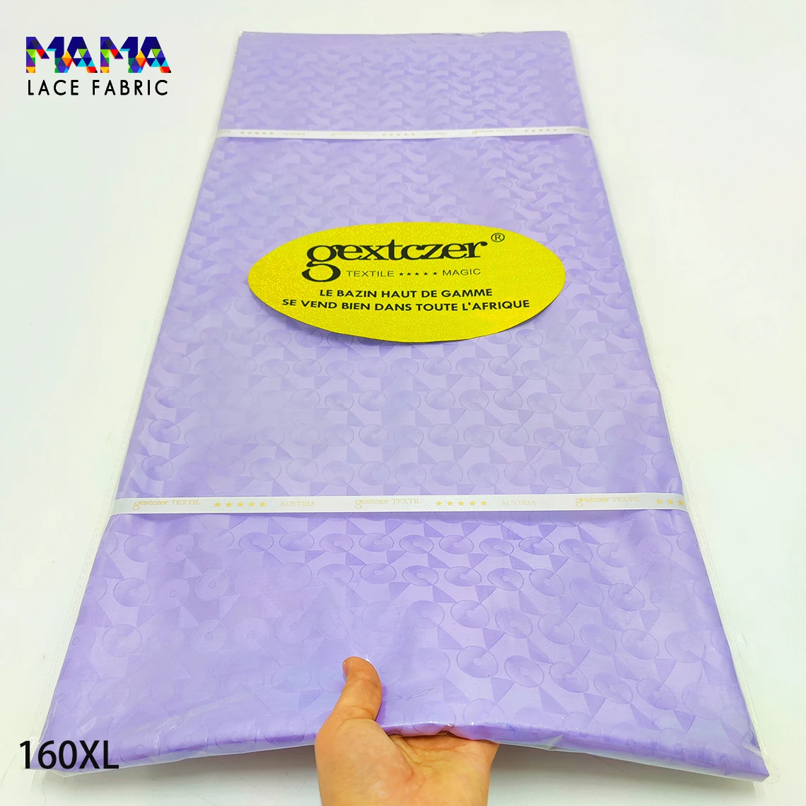 

New Arrival!!5 Yards Purple Color Nigerian Senegal Original Basin Riche Fabric For Noble Lady Or Men Coth Evening Party Sewing
