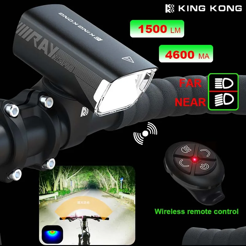 Gaciron Bike Light KIWI 1200lm Anti-glare Bicycle Front Light With  Bluetooth Remote Control C-C Rechargeable Bike Accessories - AliExpress