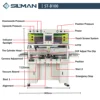Silman ST-B100 Factory Direct Sales LCD TV Panel Repair TAB ACF COF Bonding Machine 2