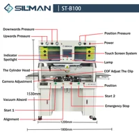 Silman ST-B100 Factory Direct Sales LCD TV Panel Repair TAB ACF COF Bonding Machine 2