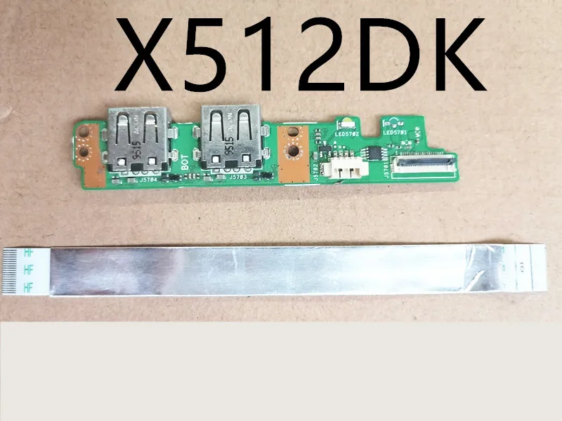 

Оригинал для ASUS V5000D V5000F X512FF X512DK V5000D V5000F X512FF X512DK USB-плата с кабелем 100% тестирование идеально