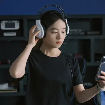 Gamer Headphones  Over-Ear Wired Headset Video Games Headsets with Adjustable Mic Computer Headset for Laptop Computer 6