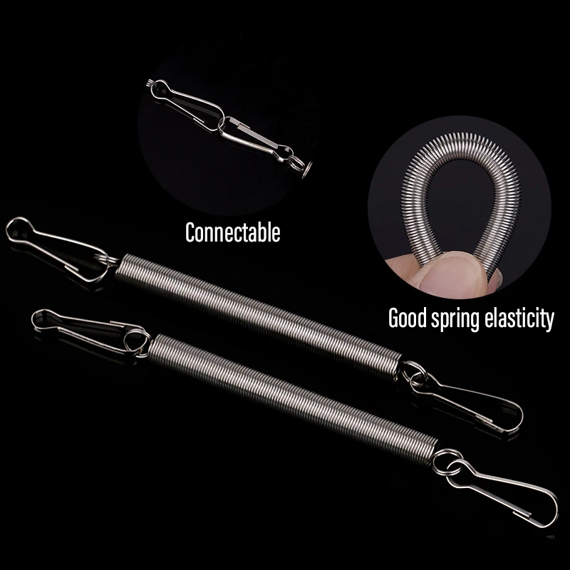 20pcs Pet Bird Cage Replacement Springs 2 Clips Stainless Steel Spring Fastening Water Drinking Bottle For Rabbit Hamster Animal Cage Spring Hook Poultry Drinking Accessories Animal Cage Clamp