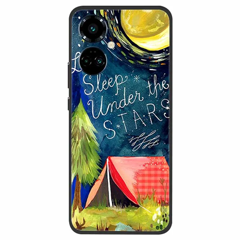 Tecno Camon 19 Shockproof Soft Silicone TPU Back Cover - Cute Design