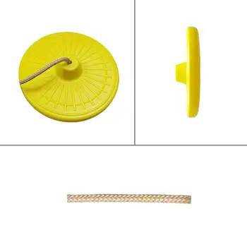 Swingset Outdoor For Kids Backyard Saucer Swing Accessories Saucer Tree Swing Playground Swingset Kids Toys Indoor & Outdoor 2