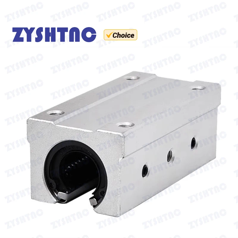 Bloco de Alumínio 16 mm Linear Movimento Rolamento de Esferas Slide Bloco Uso Sbr16 16 mm Trilho Guia Linear Peças Sbr16luu