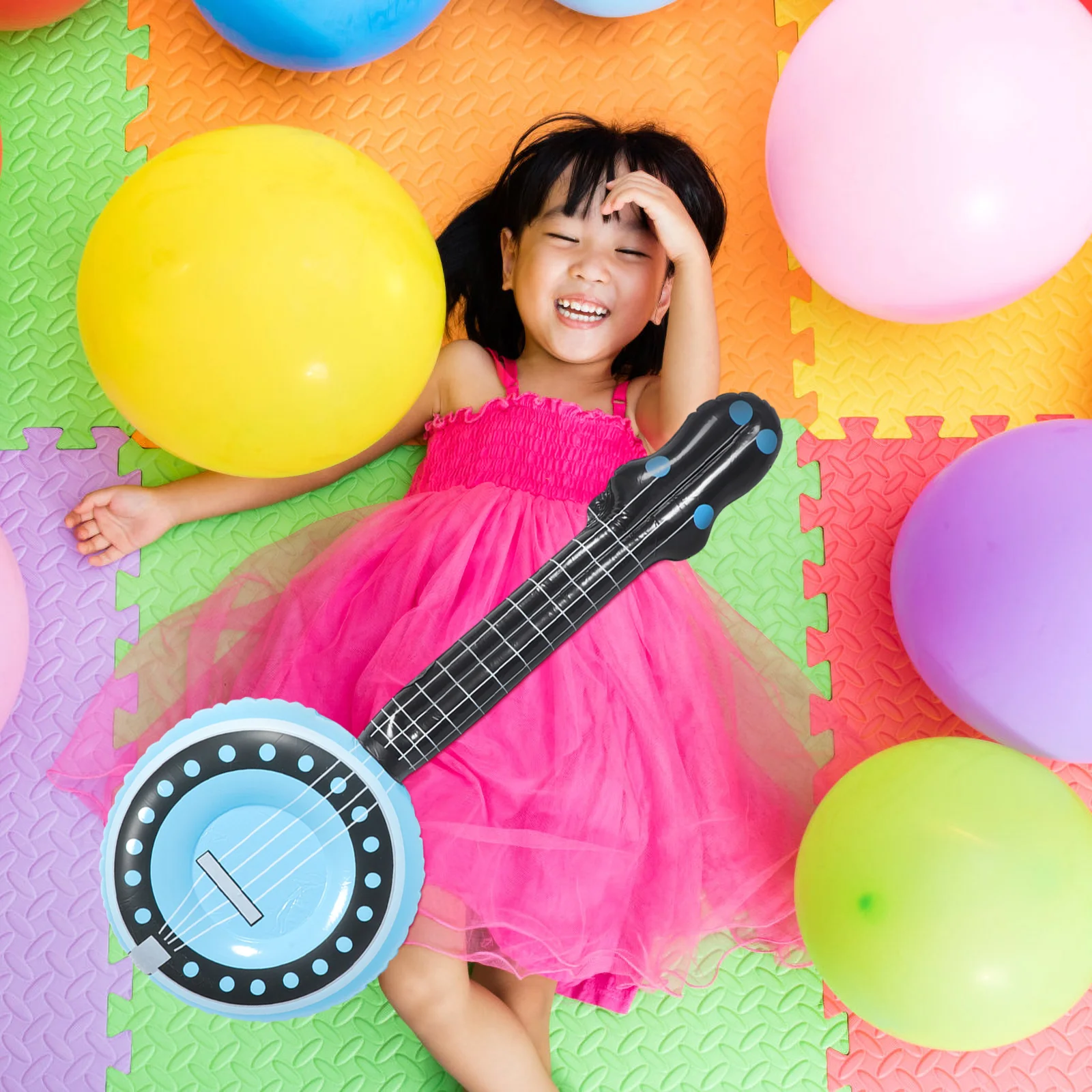 

Inflatable Musical Instrument Kid Toys Inflation Kids Party Decorations Trumpet Pvc Supplies Child Props