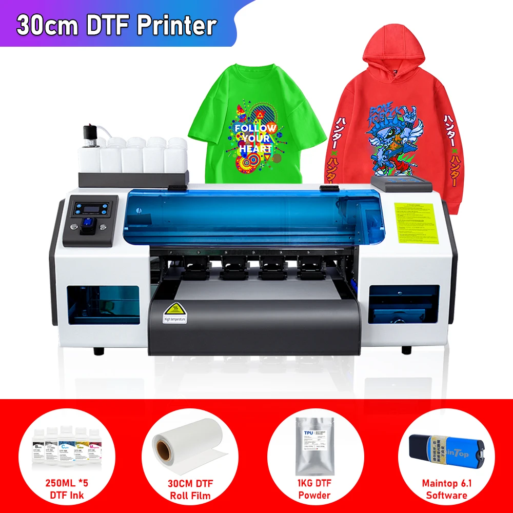 

A3 DTF Printer XP600 DTF Printer A3 With DTF Oven Dryer impressora dtf directly to film printer A3 t shirt printing machine A3