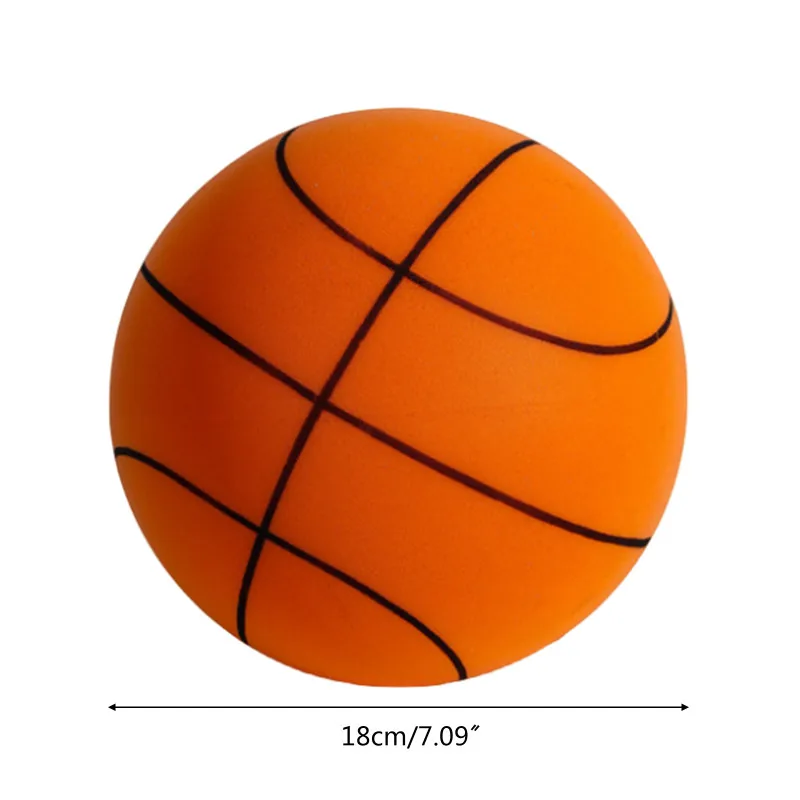 18CM Bouncing Mute Ball Toy Indoor Silent Basketball Baby Foam Toy Silent Playground Bounce Basketball Child Sports Games Gift 6