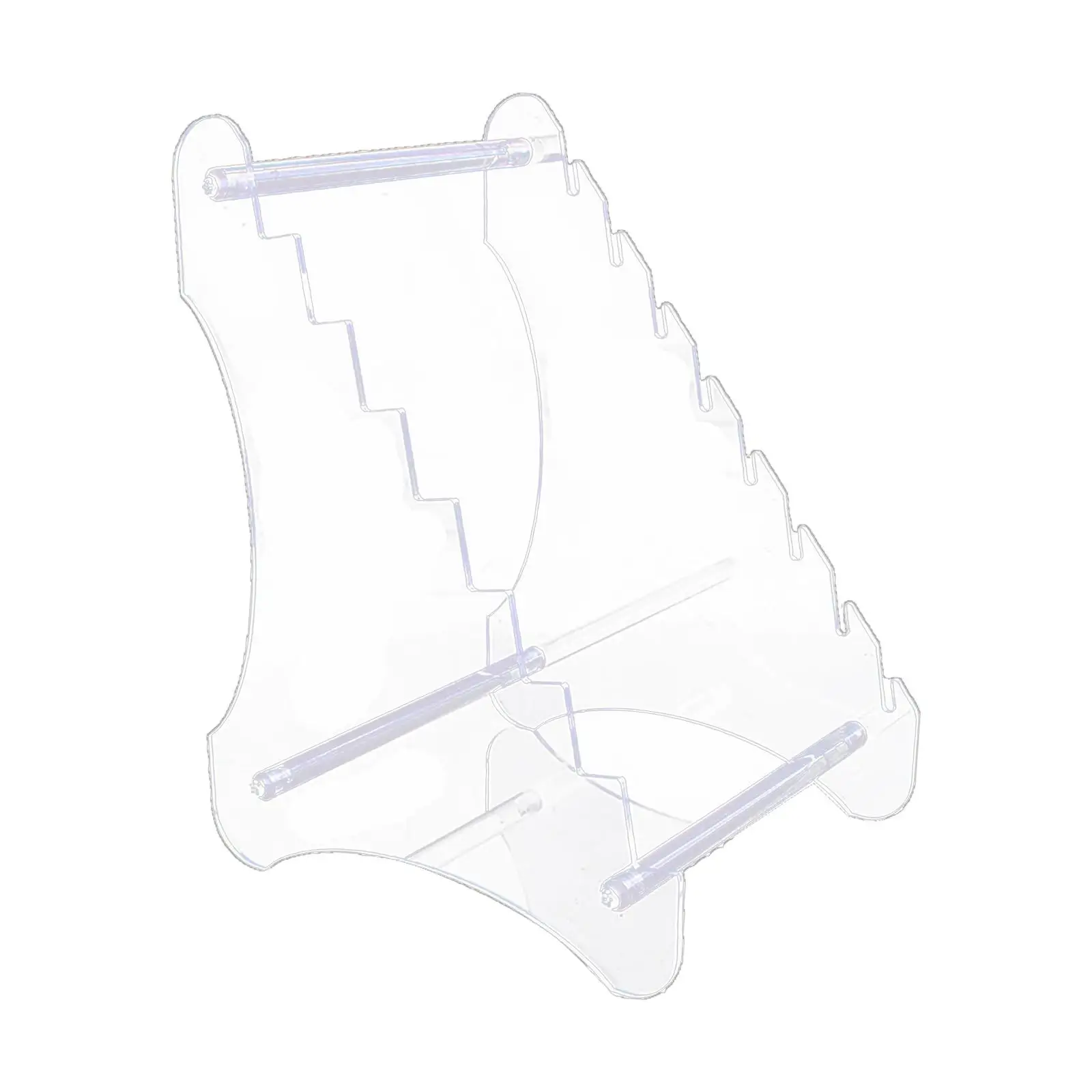Knife Holder Storage Rack Bracket Transparent 18x15x24cm with 8 Layers Clear Shelf for Office Lounge Multipurpose Lightweight Knife Holder Storage Rack Bracket Transparent 18x15x24cm with 8 Layers Clear Shelf for Office Lounge Multipurpose Lightweight