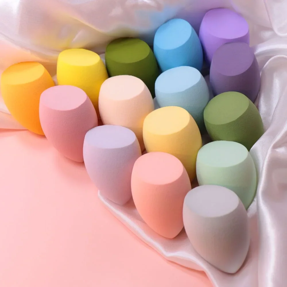 4pc/8pc Soft Makeup Sponge Dry Wet Dual Use Cosmetic Puff Foundation Concealer Highlight Blender Make Up Beauty Tool Accessories 4