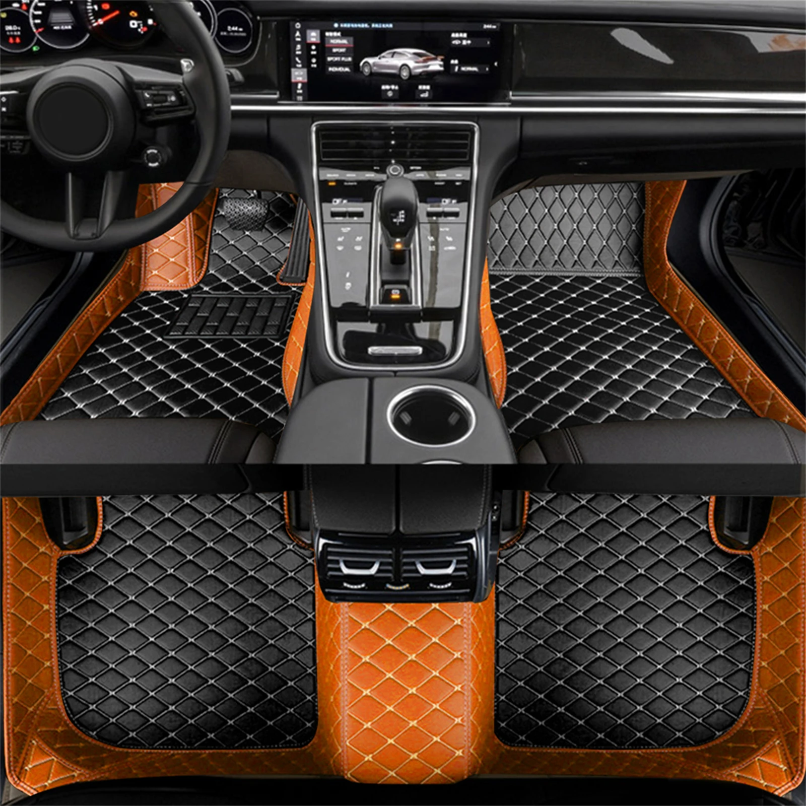 Car Floor Mat Ford Kuga-Mustang 2015-Equator Interior Accessories Artificial Leather car floor mats,floor mats