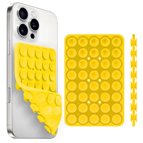 Silicone Suction Cup Phone Holde Multifunctional Fixed Anti-slip Mobile Fixture Double Sided Detachable Phone Rubber Sucker Pad - Image 33