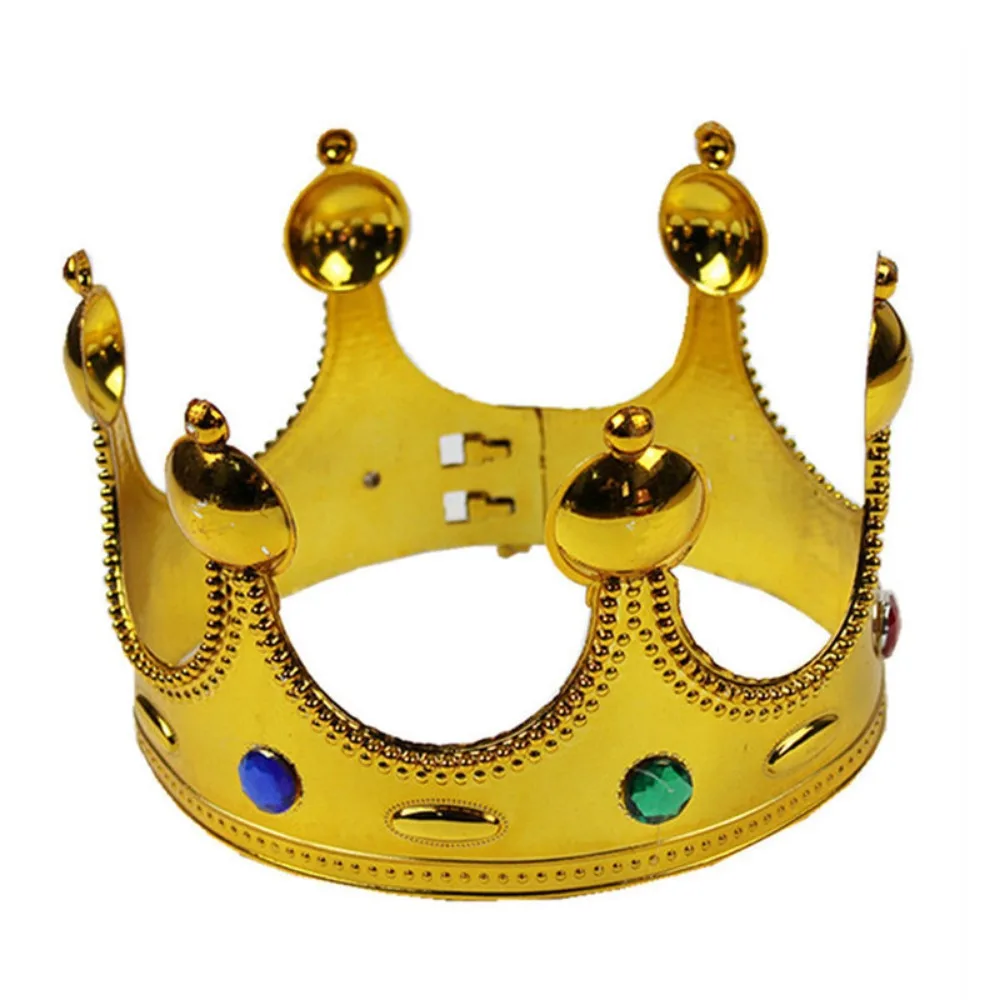 Party Jewelry Charles Coronation Round Tiaras Men's Crown Princess's Crowns Gold Crown Toy