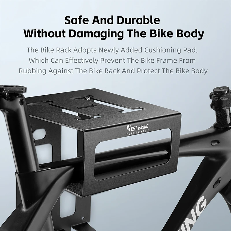 Rear Bike Rack With Basket Rear Bike Rack ​with Basket, 165 LB