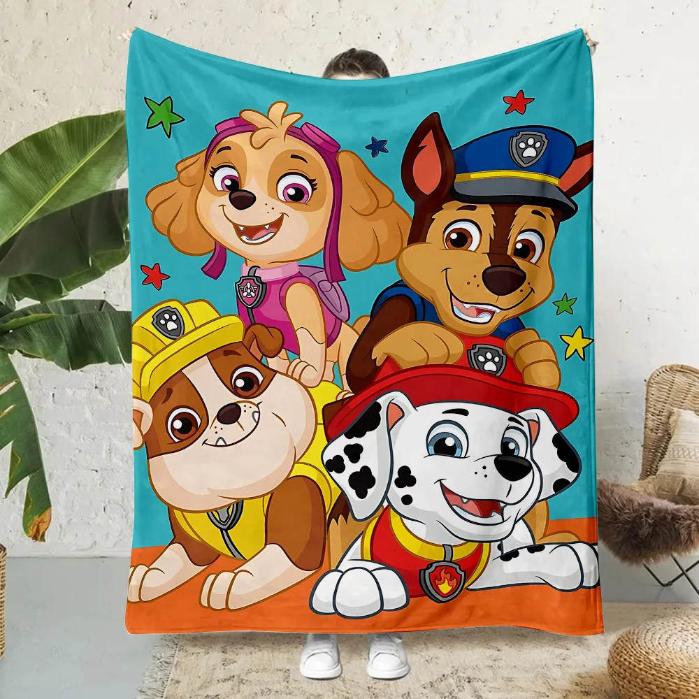 Hot Animation Patrols Printed Blanket Picnic Blankets Warm Blanket Soft and Comfortable PAWs Blanket Home Travel Birthday Gift 6