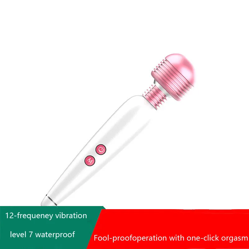 USB Charging Dildo Vibrator Massager AV Vibration Wand Clitoris Tits Stimulator Vagina G-Spot Massage Vibrator Adult Sex Toys