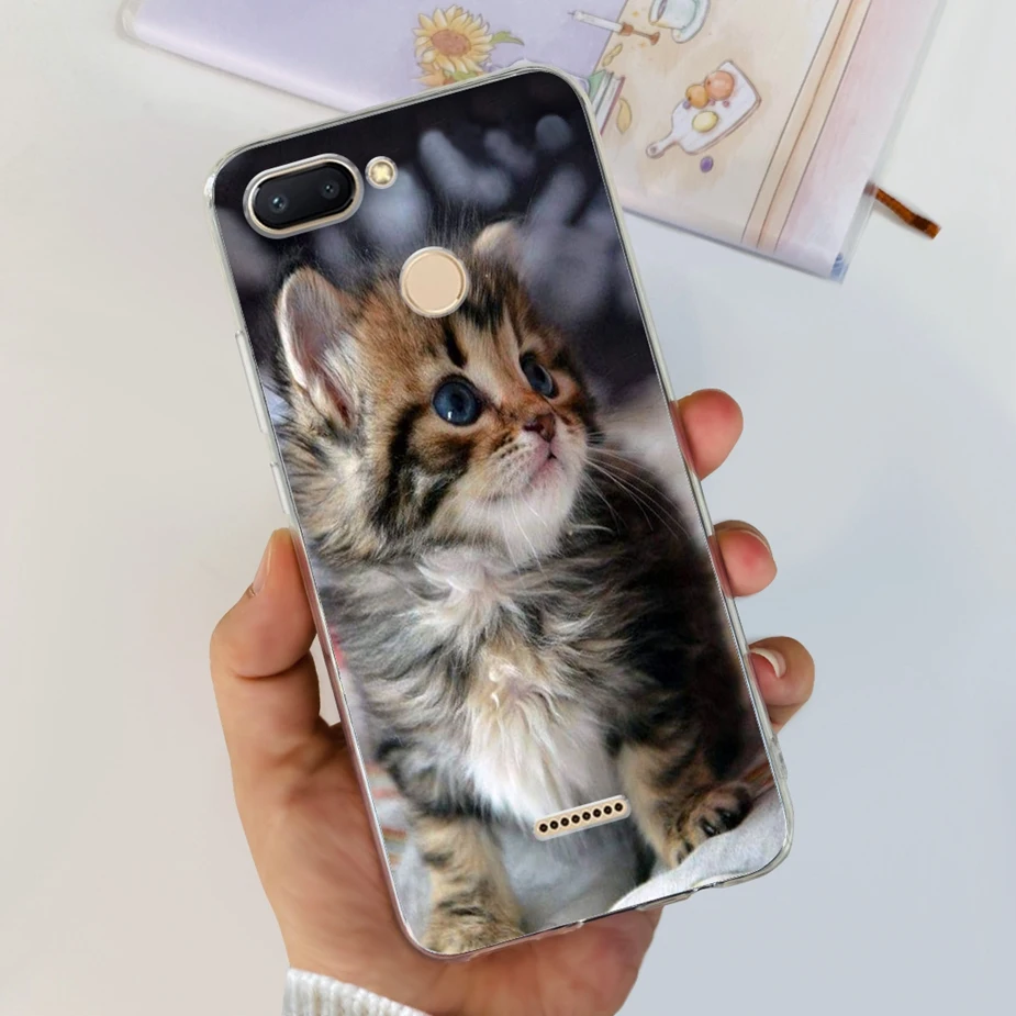 Cute Painted Clear Silicone Phone Case - Soft TPU Shell with Bumper Protection