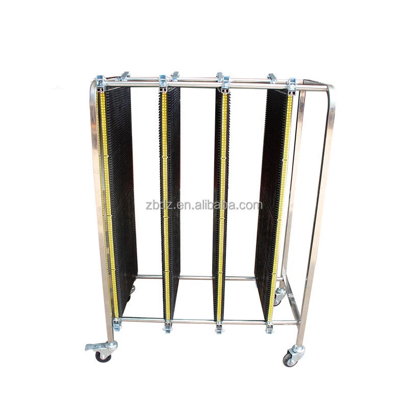 Antistatic Esd Pcb Storage Turnover Cart Adjustable Stainless Steel for PCB Production