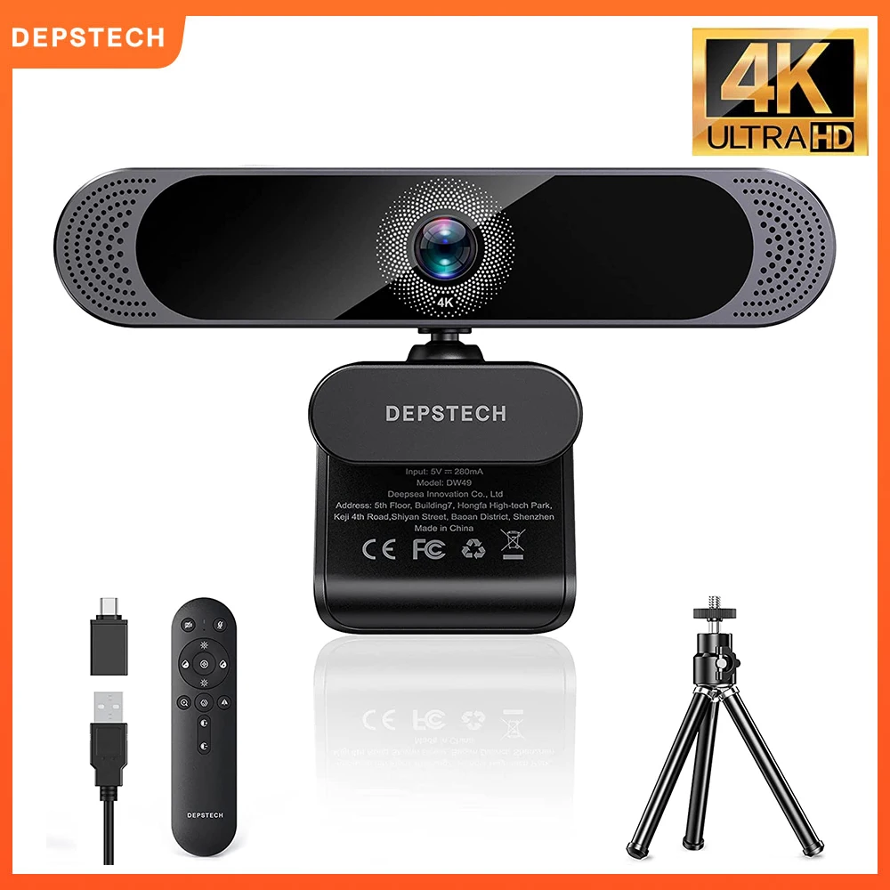 DEPSTECH DW49 Pro cam 4K HD Auto Focus  Camera Remote Control