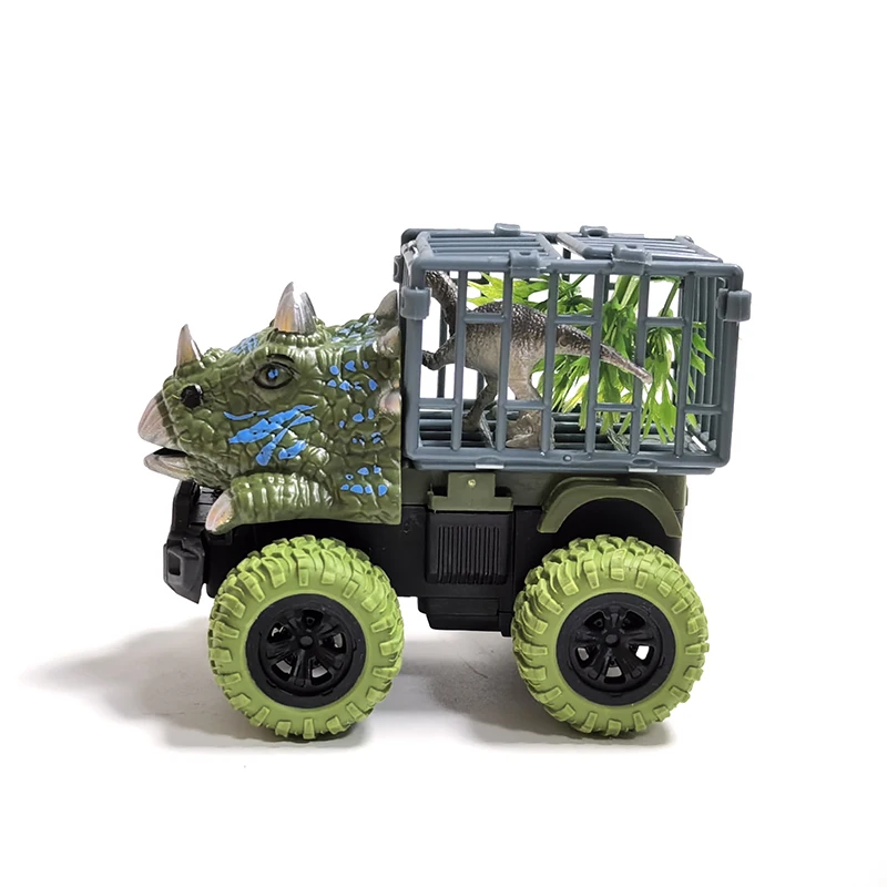 T‑Rex Inerti Dinosaur Lastbil med Dino Figur – Inertial Monster Truck Legetøj til Småbørn