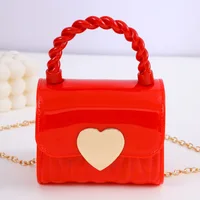 Love chain shoulder bag, lightweight mini tote, waterproof fashion crossbody bag for girls 6