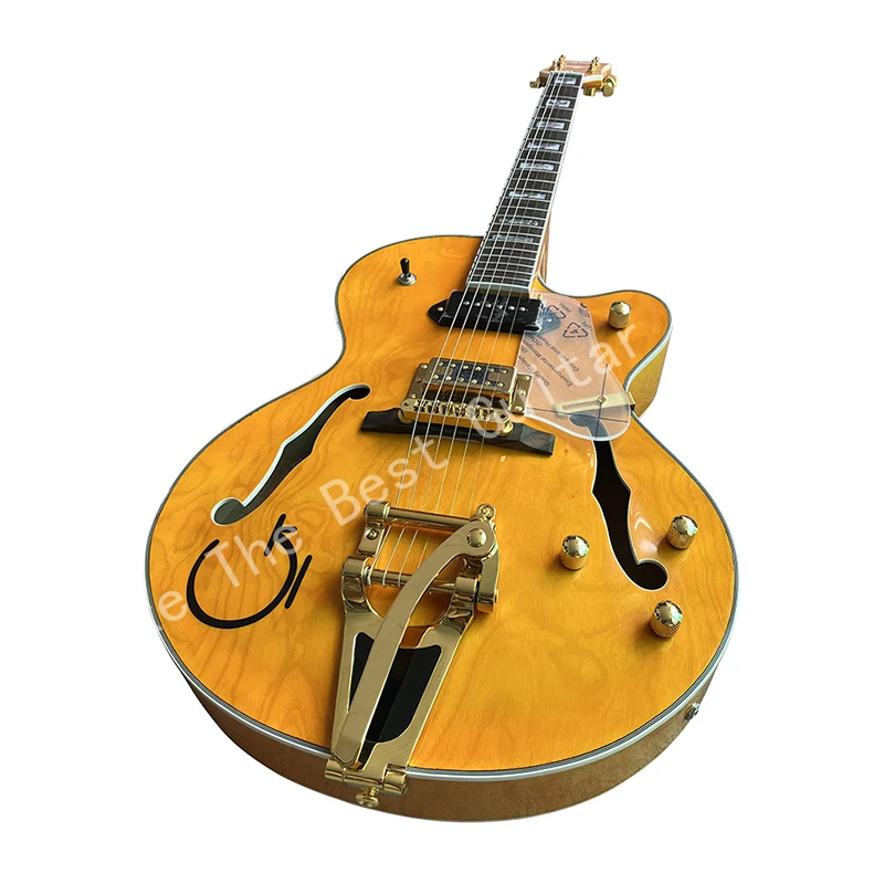 

Classic branded jazz guitar, professional performance level, high-end accessories, quality assurance, free shipping.