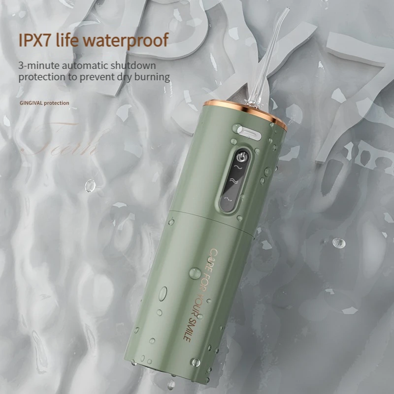 Oral Irrigator 1 PCS Portable Water Floss USB Rechargeable 280ML Electric Tooth Cleaning 3 Modes Waterproof