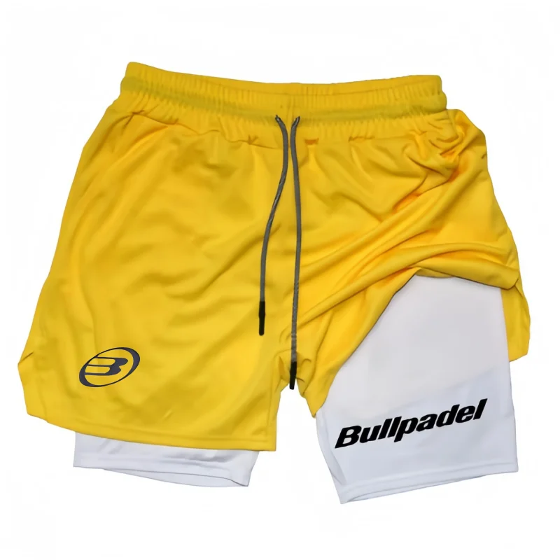 New Men's Padel Sport Shorts Summer Male Breathable Tennis Shorts Quick-Drying Badminton Trousers Outdoor Running Sportwear 6
