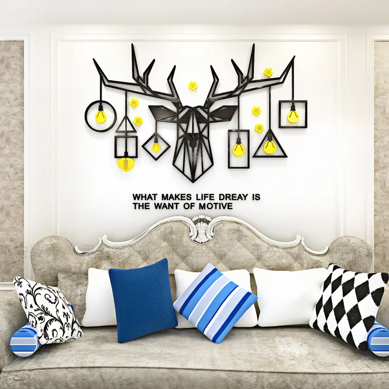Pegatinas De Pared Acrílicas De Totoro De Dibujos Animados, Papel Tapiz