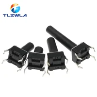 20PCS 6x6 Push Button Switch DIP 6X6X4.3 Light Touch Switch 6*6*4.3/5/6/7/8/9/10/11/12/13MM The Power Switch 4Pins - Image 3
