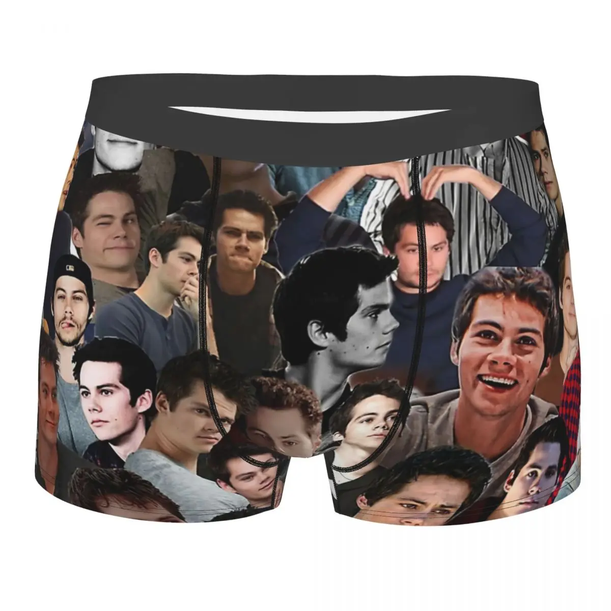 Dylan O'brien Collage Underpants Breathbale Panties Male Underwear Print Shorts Boxer Briefs dylan bob pat garrett