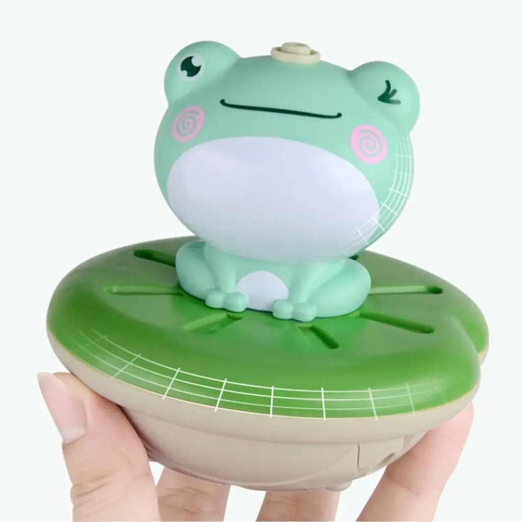 

Electric Sprinkling Water Spray Toddlers Toy Cartoon Frog Bathing Floating Durable Sprinkler for Kids Bathtub Float Toys