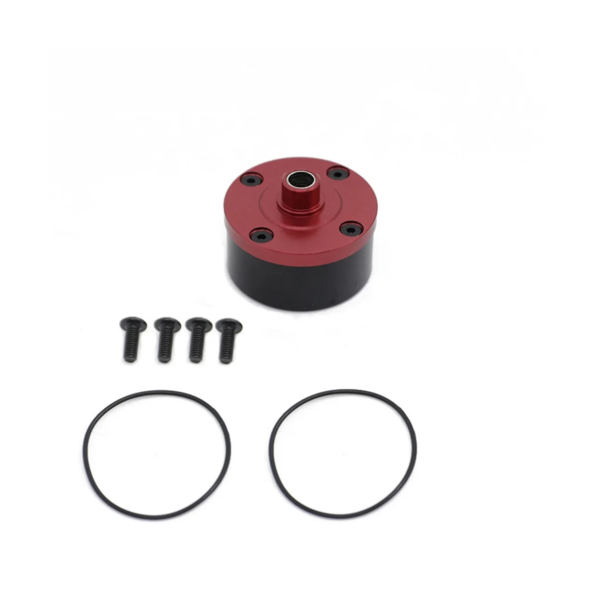 Per Arrma 1/8 Karton Senton Outcast Vagrant Talion Guscio Differenziale Illimitato, Accessori Aggiornati, Rosso + Nero