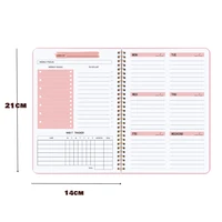 2022 A5 Agenda Planner Notebook Kawaii Diary Journals Weekly Planner Schedules Organizer Notebook School For Stationery