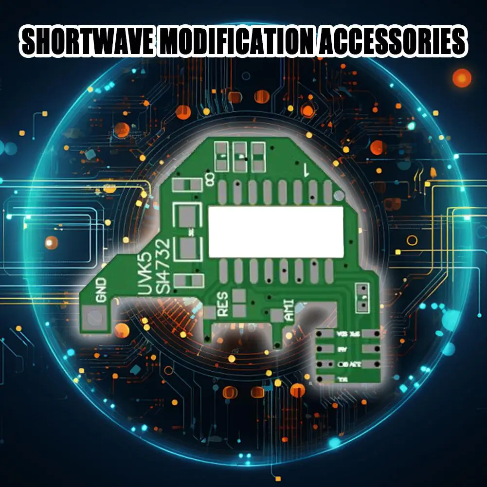 

For Quansheng UV K5/K6 Short-wave Modification Accessories Accessories Pole Capacitor With Modification Modification Interc F1R6
