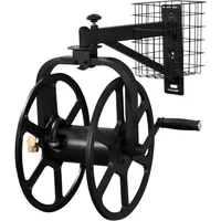 712-B Single Arm Navigator Multi-Directional Garden Hose Reel, Holds 125-Feet of, 5/8-Inch, Black 1