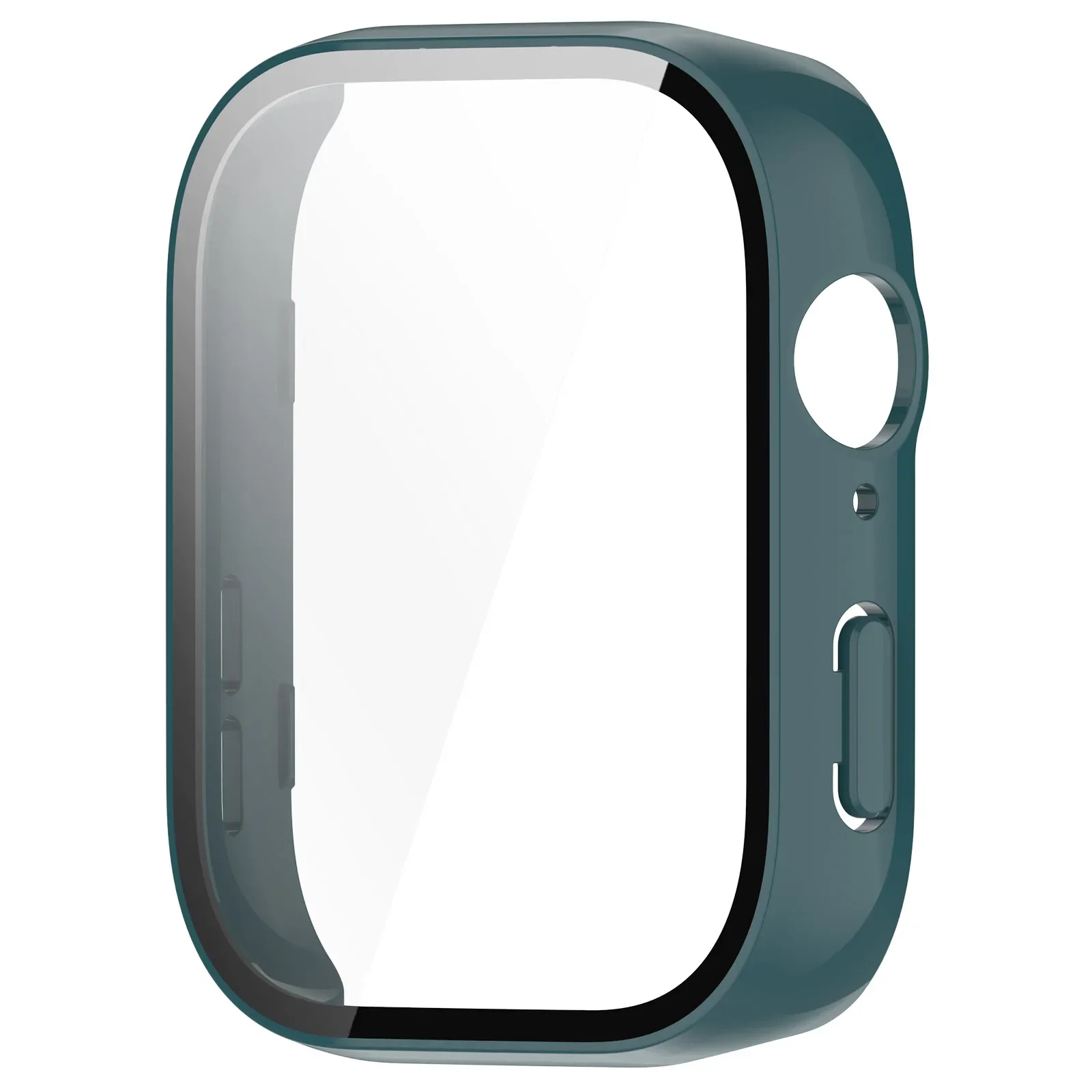 Enhanced PC Case with Tempered Glass Screen Protector and Cleaning Cotton