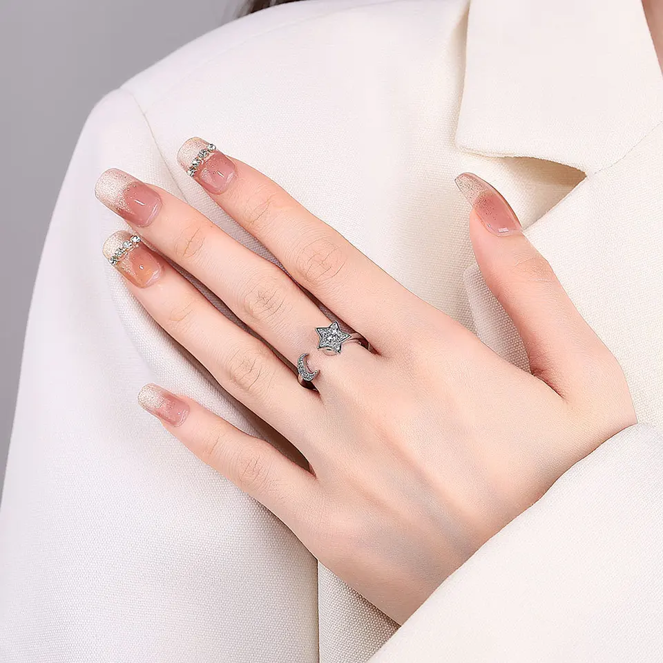 Anillo De Abrazo De Pareja: Anillo De Amistad Ajustable - México