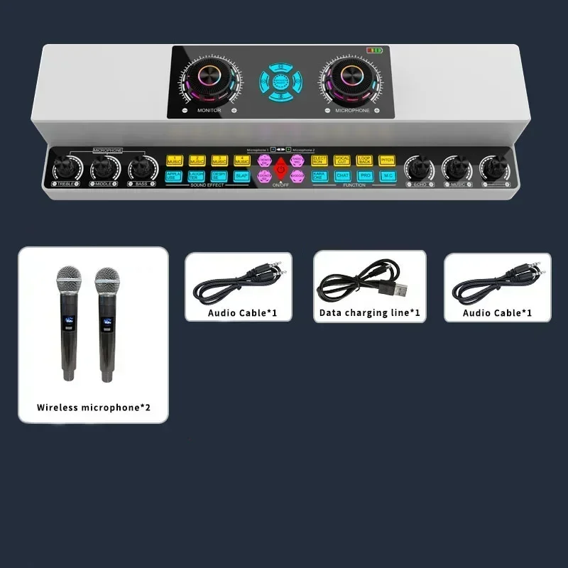 Bgn-y6001 Bluetooth Speaker Wireless Karaoke Sound Card Integrated Indoor And Outdoor Square Dance Universal High-power Speaker 3