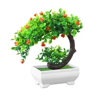 Bonsai Small Tree Pot Artificial Plants Fake Plant Flowers Potted Ornaments for Home Room Table Decoration Hotel Garden Decor 4