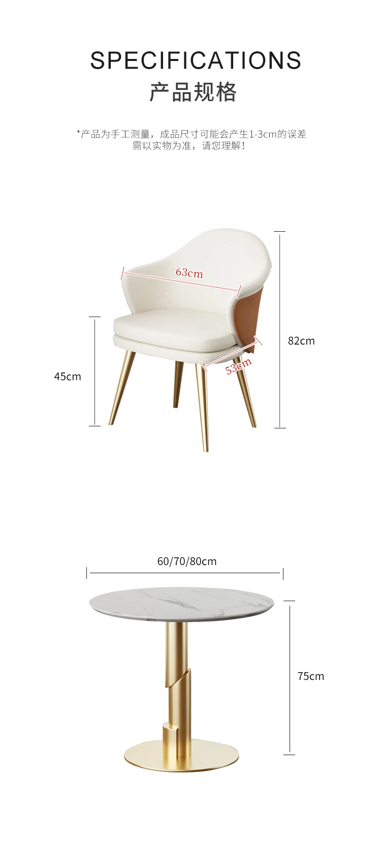 Marble Round Coffee Table Sets Living Room Corner Dining Accent Bar Coffee Table Sets Side Muebles De Cafe Nordic Furniture