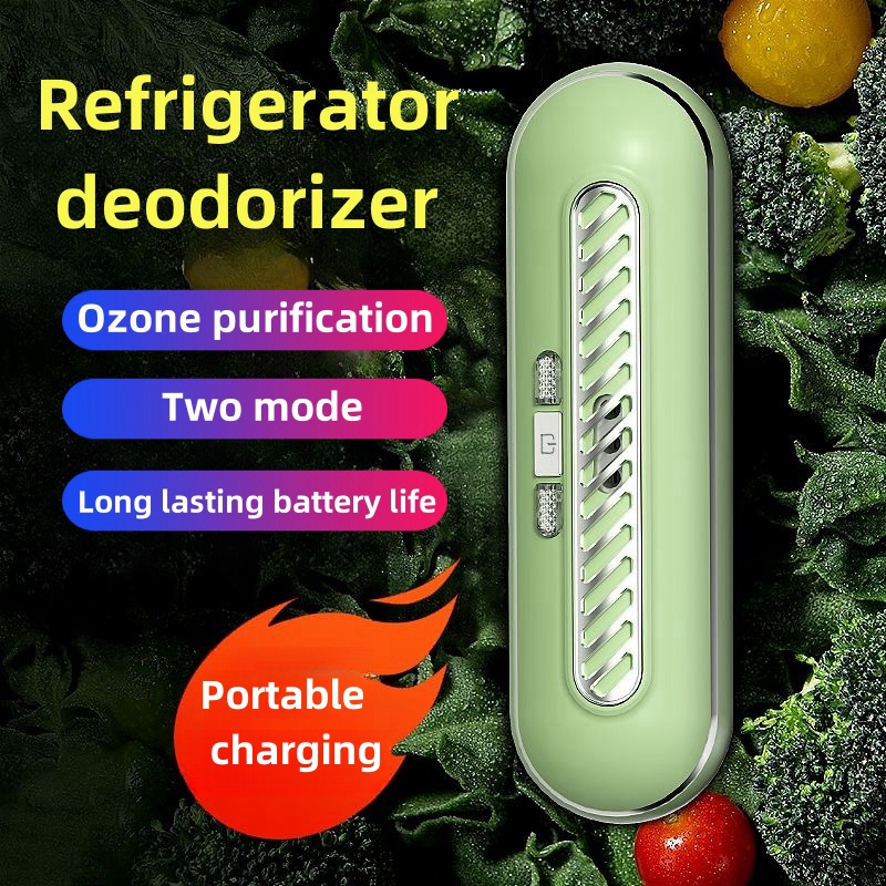 Refrigerator deodorizer, household ozone sterilization, preservation, odor removal, ozone disinfection, air purifier