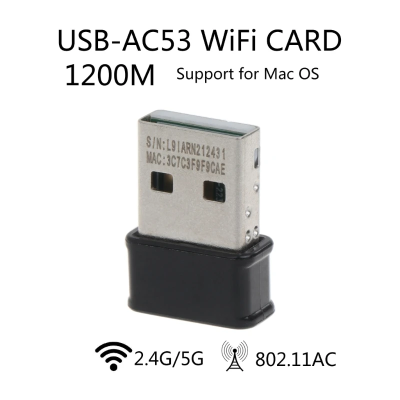 Clé USB WIFI DEXLAN NANO 3.0 WiFi AC1200 dual band => Livraison 3h